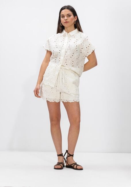 BY-BAR Pantalon courte ISA FLOWER SHORT &Eacute;cru - large