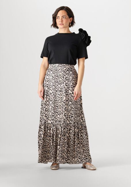 JANSEN AMSTERDAM Jupe maxi RINA ROK WA 689 LONG RUFFLE AT BOTTOM en beige - large