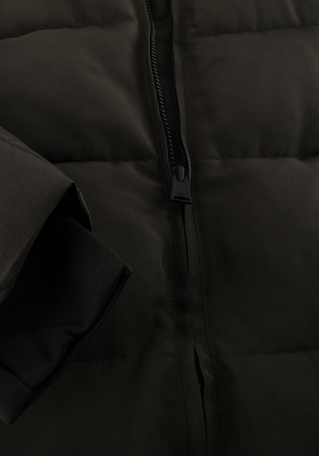 WITHBLACK Veste matelass&eacute; WBLGLORIAN LONG PUFFER JACKET Vert fonc&eacute; - large