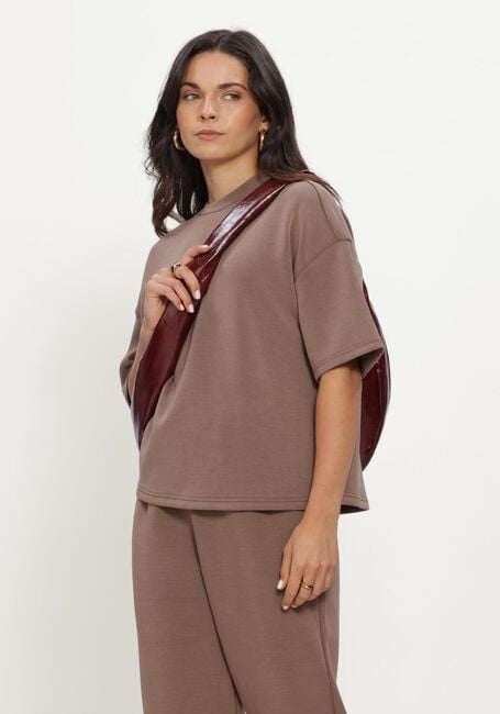 SELECTED WOMEN T-shirt SLFOVERSIZED TENNY TEE en marron - large