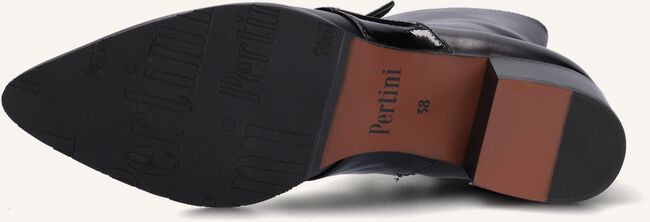 Zwarte PERTINI Enkellaarsjes 32143 Zwarte PERTINI Enkellaarsjes 32143 - large