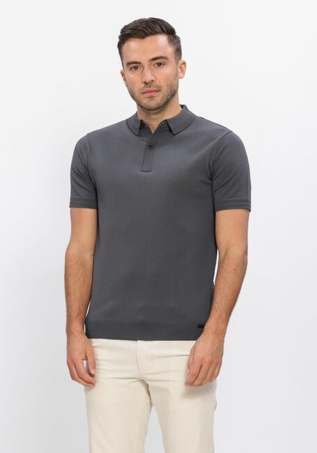 GENTI Polo POLO 2 BUTTON SS 1260 en gris - large