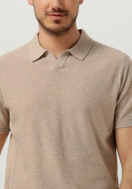 DSTREZZED Polo MERCURY S/S POLO MELANGE SLUB en marron - large