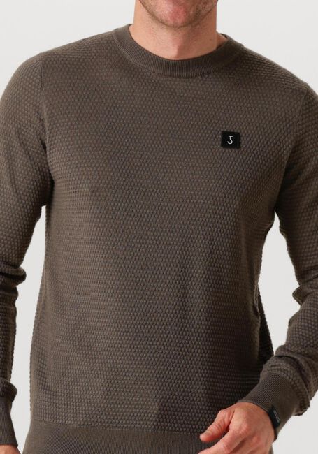 BUTCHER OF BLUE Pull STRUCTURE CREW en gris - large