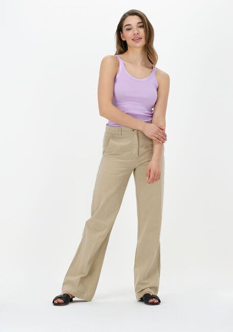 Zand CC HEART Wijde broek WIDE LINEN PANTS - large