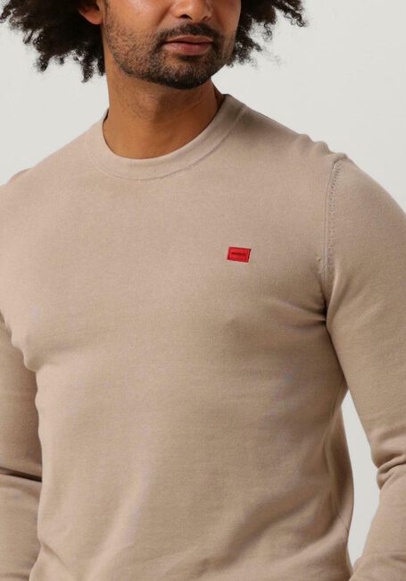 Beige HUGO Trui SAN CASSIUS-C1 - large