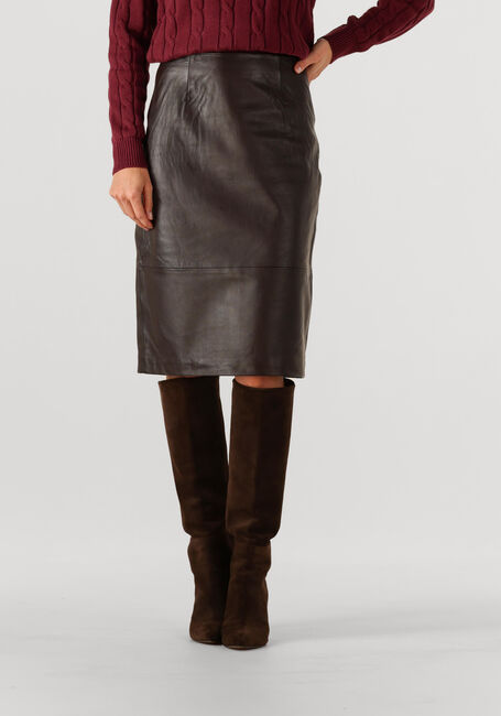 COPENHAGEN MUSE Jupe midi CMBARON-SKIRT en marron - large