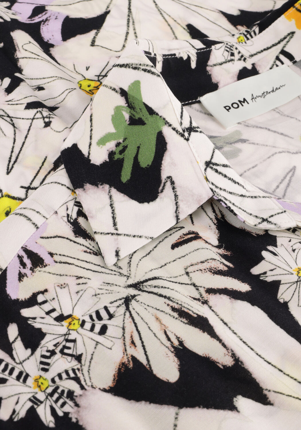 POM AMSTERDAM Mini robe DRESS 7301 en noir - large