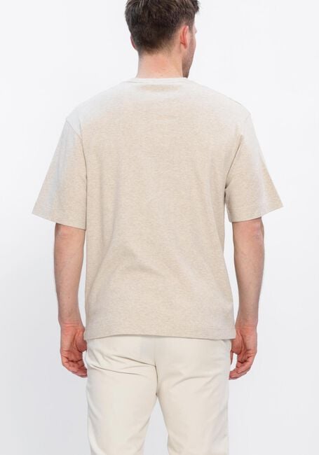 Beige PROFUOMO T-shirt T-SHIRT CREW NECK HEAVY COTTON - large