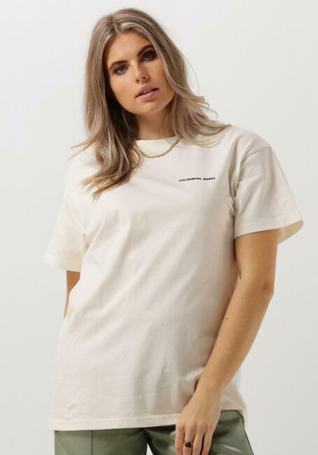 Witte COLOURFUL REBEL T-shirt SOL DER SUR BROXY TEE - large