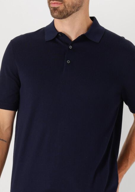 Blauwe TOMMY HILFIGER Polo DC COTTON LYOCELL POLO - large