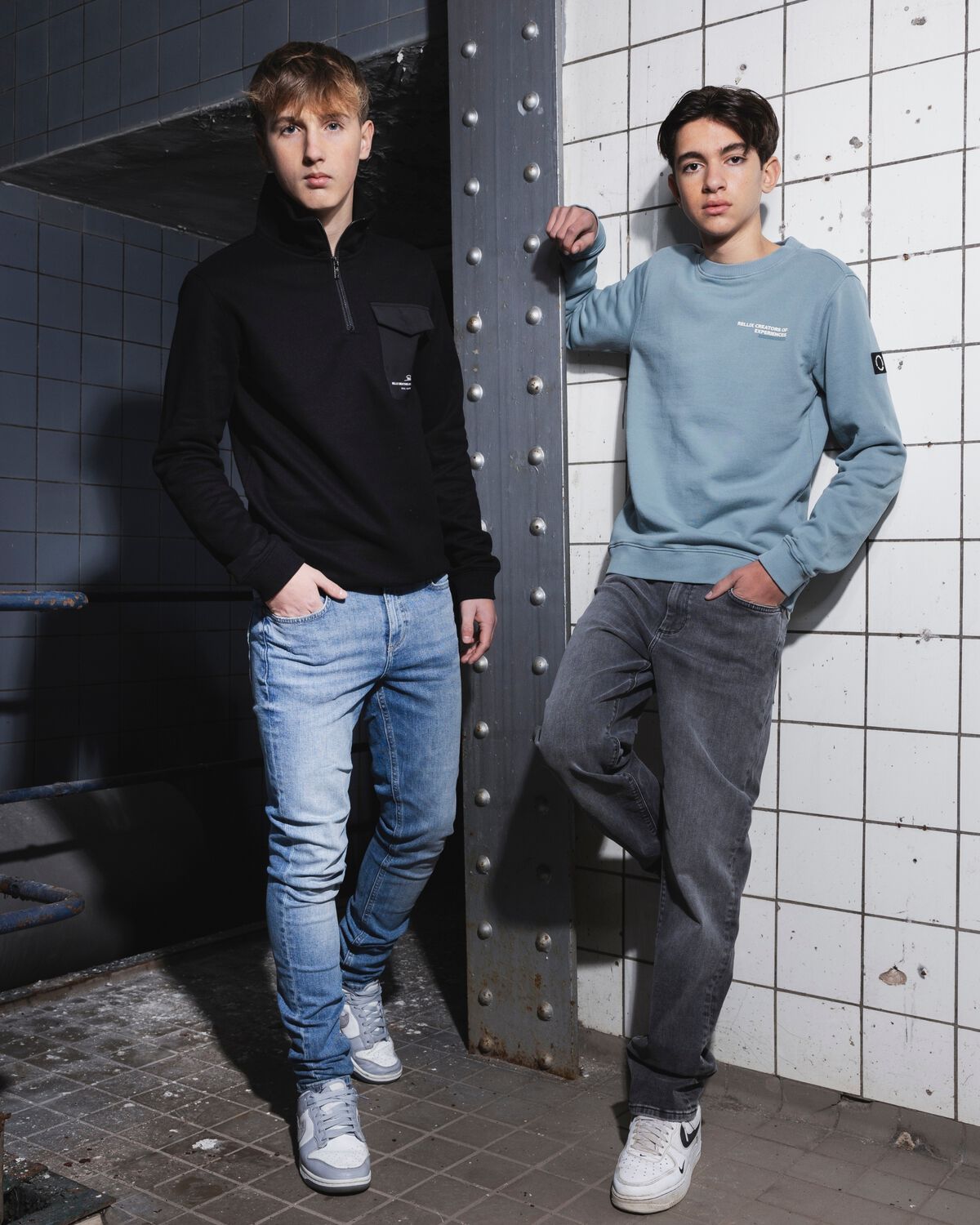 Blauwe RELLIX Straight leg jeans 2515 SLIM FIT JEANS - large