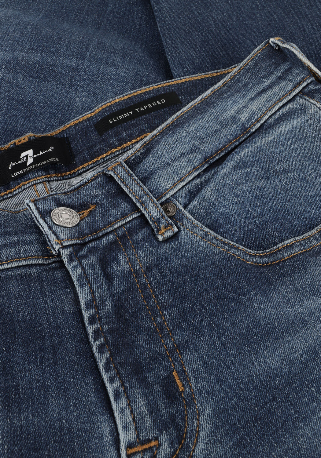 7 FOR ALL MANKIND Slim fit jeans SLIMMY TAPERED en bleu - large