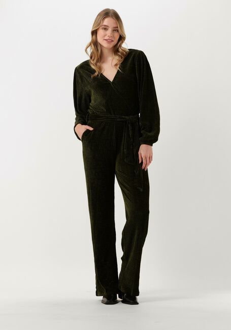 ANOTHER LABEL Combinaison PACHE JUMPSUIT L/S Vert foncé - large