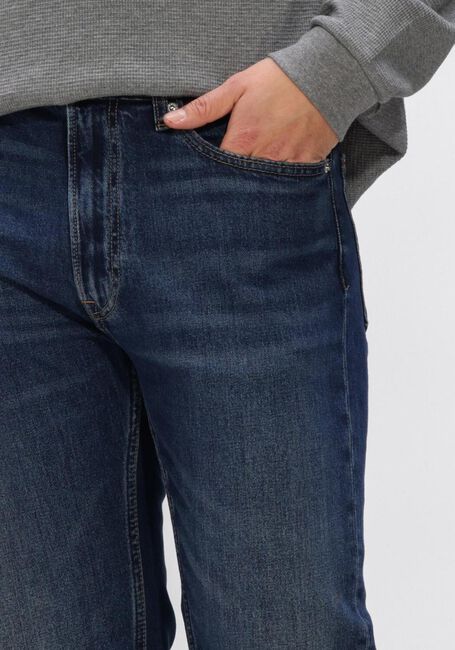 Donkerblauwe CALVIN KLEIN Straight leg jeans STNDRD STRGHT OIL SLICK JEAN - large