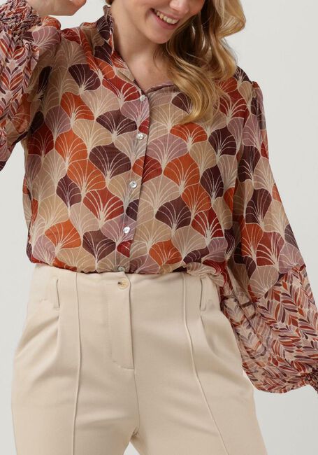 SUMMUM BLOUSE LEAVES PRINT Blouses en multicolore - large