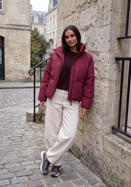 MSCH COPENHAGEN Veste matelass&eacute; MSCHREFRON JACKET Bordeaux - large