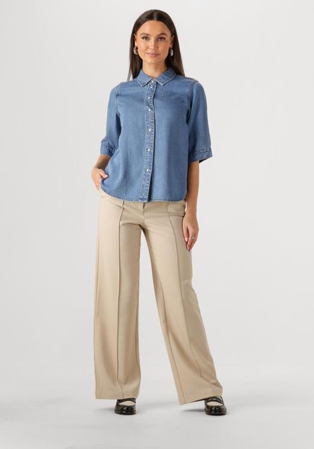 OBJECT OBJFRAME 2/4 RE DENIM TOP Blouses en bleu - large