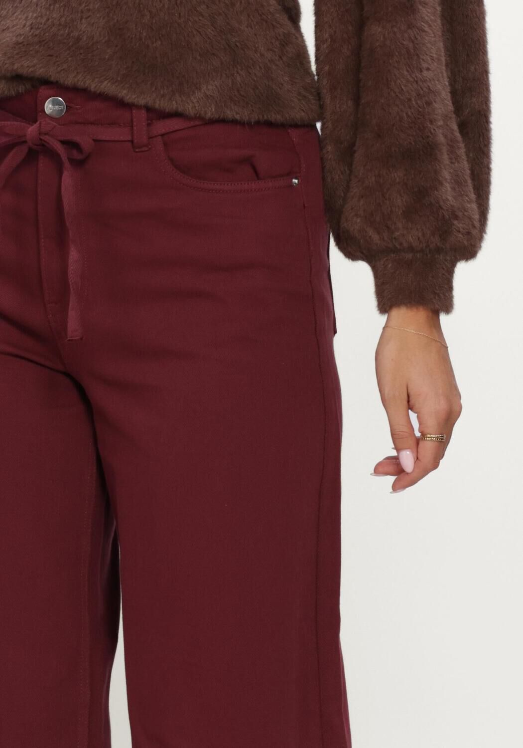 OBJECT Wide jeans OBJROSIE MW WIDE JEANS NOOS Bordeaux - large