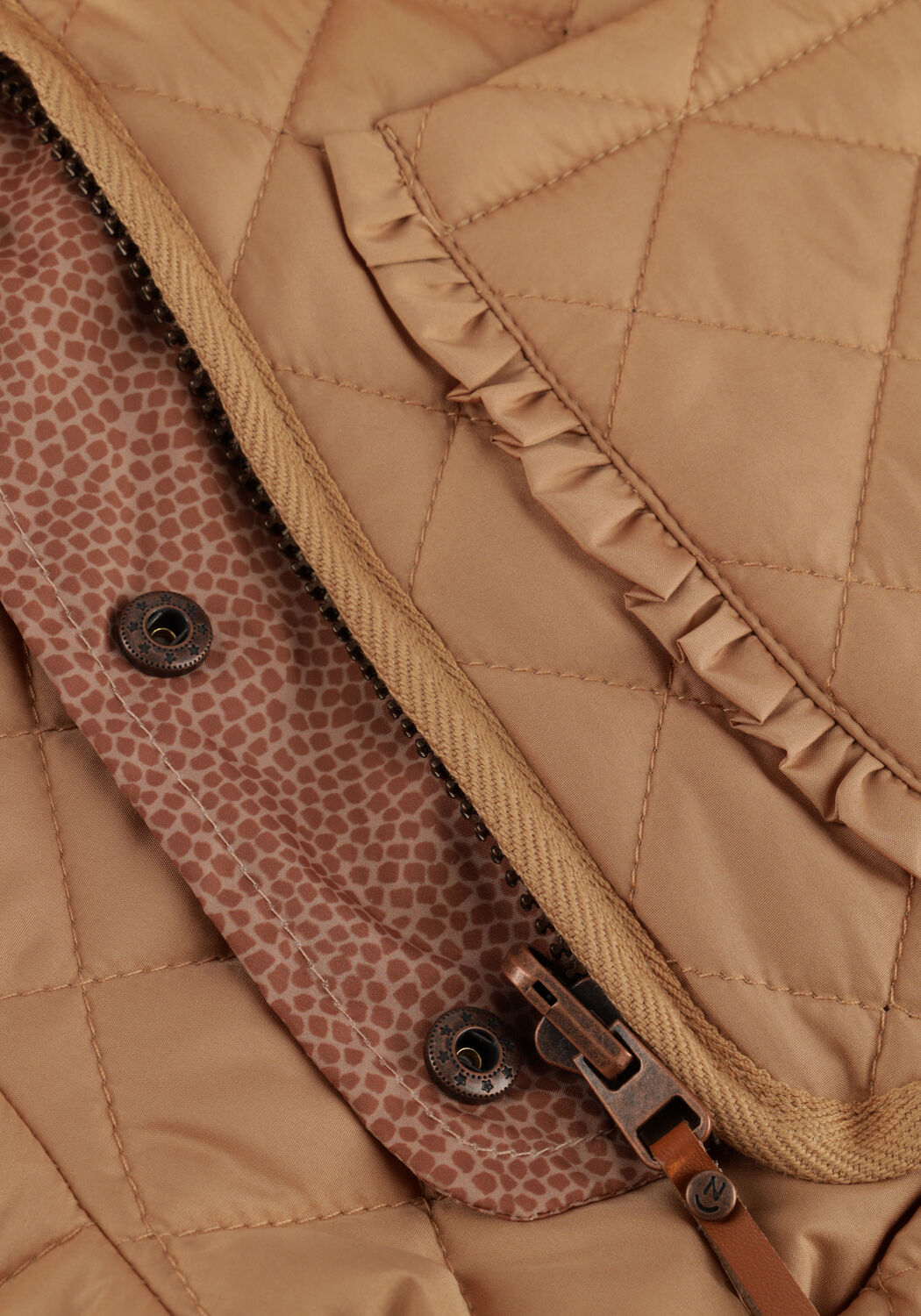 NONO Jack DIAZ REVERSIBLE STEPPED JACKET en camel - large