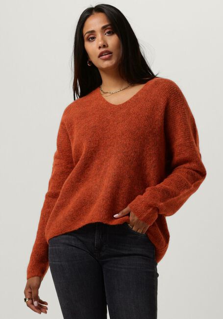 Oranje MOS MOSH Trui MMTHORA V-NECK KNIT - large