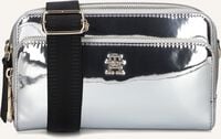 Zilveren TOMMY HILFIGER Schoudertas ICONIC TOMMY CAMERA BAG METAL - medium