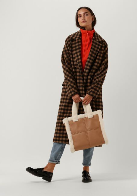 Bruine SELECTED WOMEN Mantel NEW ELEMENT WOOL COAT B - large