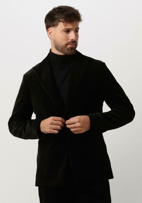 Zwarte SELECTED HOMME Colbert SLHSLIM-HALE VELVET BLZ - large