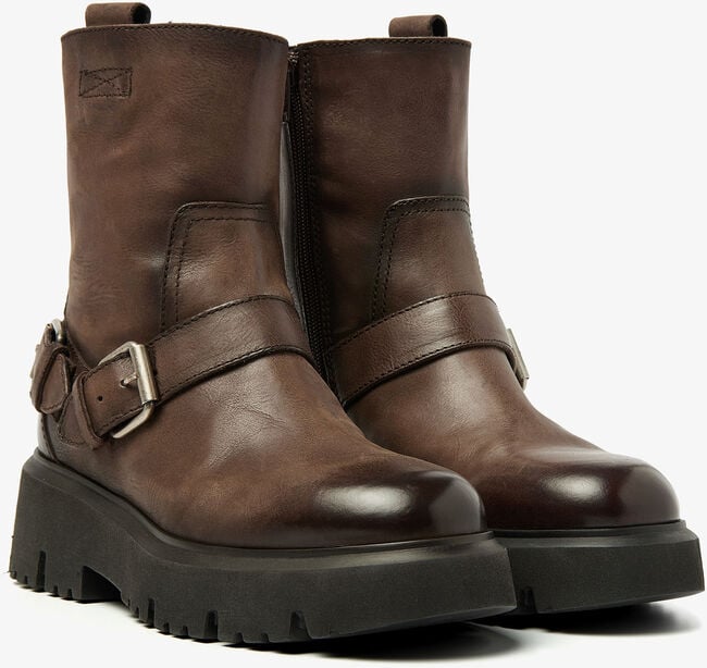 VIA VAI Biker boots ZIVA JAGGER en marron - large