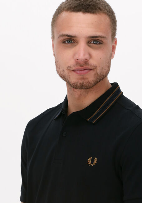 FRED PERRY MEDAL STRIPE POLO SHIRT - large