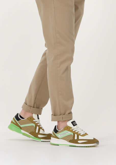 SCOTCH & SODA Baskets basses VIVEX en vert - large