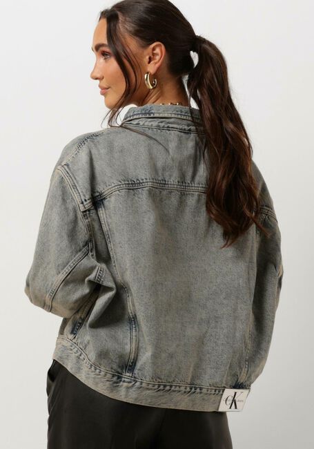 CALVIN KLEIN Veste en jean BOXY DENIM JACKET en bleu - large