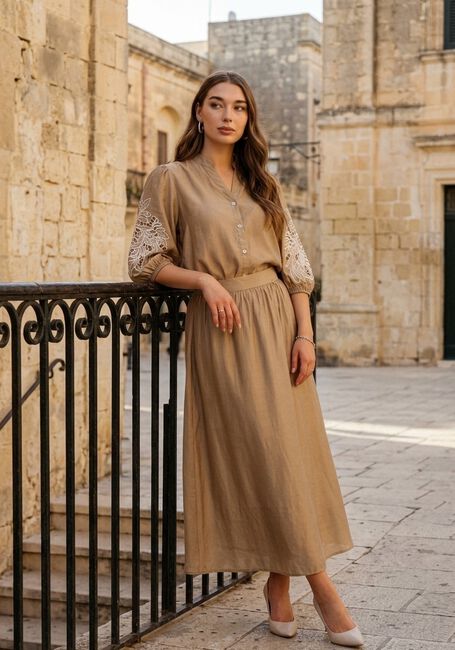 Camel NUKUS Maxirok FLOORTJE SKIRT - large