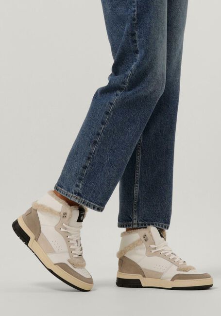 SHABBIES Baskets montantes REVIN en taupe - large