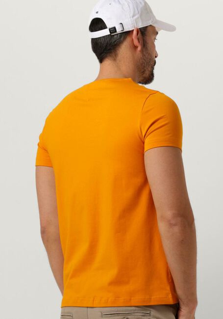 TOMMY HILFIGER T-shirt STRETCH SLIM FIT TEE en orange - large