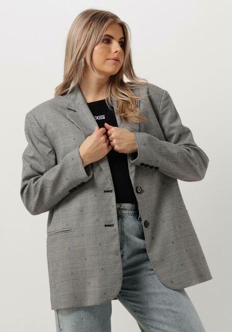 ALIX THE LABEL Blazer LADIES WOVEN SPECIAL CHECKED BLAZER en gris - large