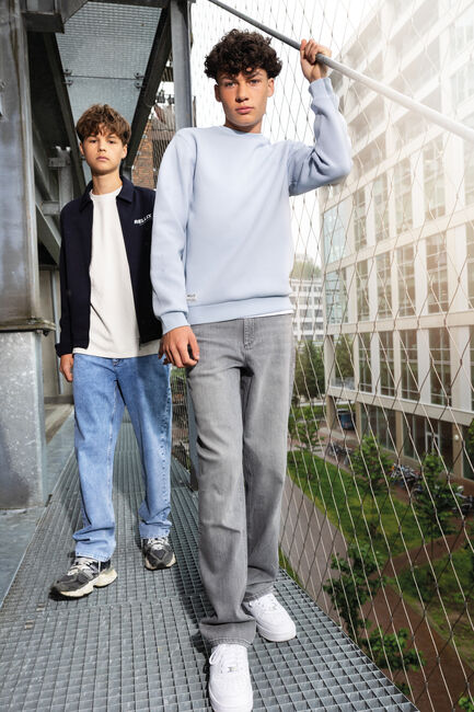 Blauwe RELLIX Wide jeans 2813 LOOSE WIDE JEANS - large