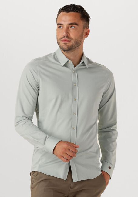 CAST IRON Chemise classique CF TECH TWILL JERSEY Gris clair - large
