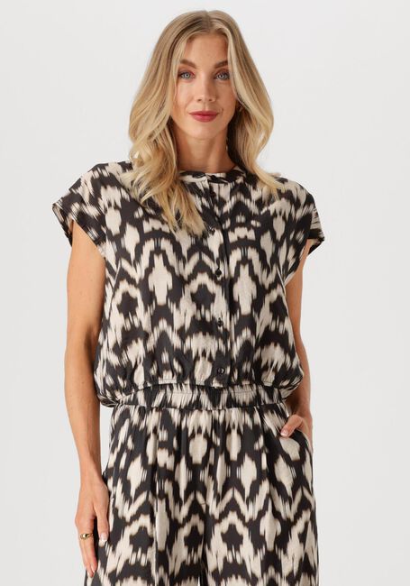 Bruine BY-BAR  LODE BROWN BATIK BLOUSE - large