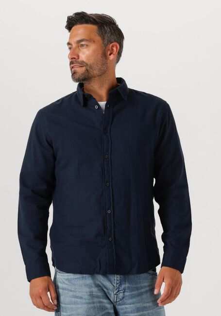 SELECTED HOMME Chemise décontracté SLHSLIMOWEN-BRUSHED SHIRT LS NOOS en bleu - large