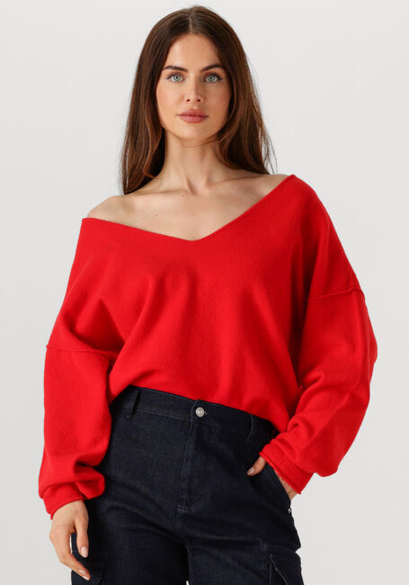 PENN & INK Pull JUMPER W25B344 en rouge - large