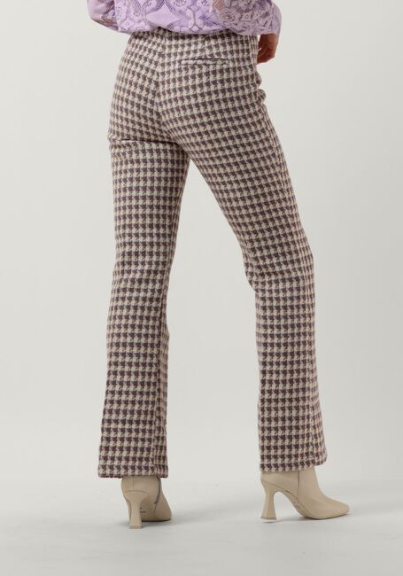 Paarse ANOTHER LABEL Flared broek EDEN PANTS - large