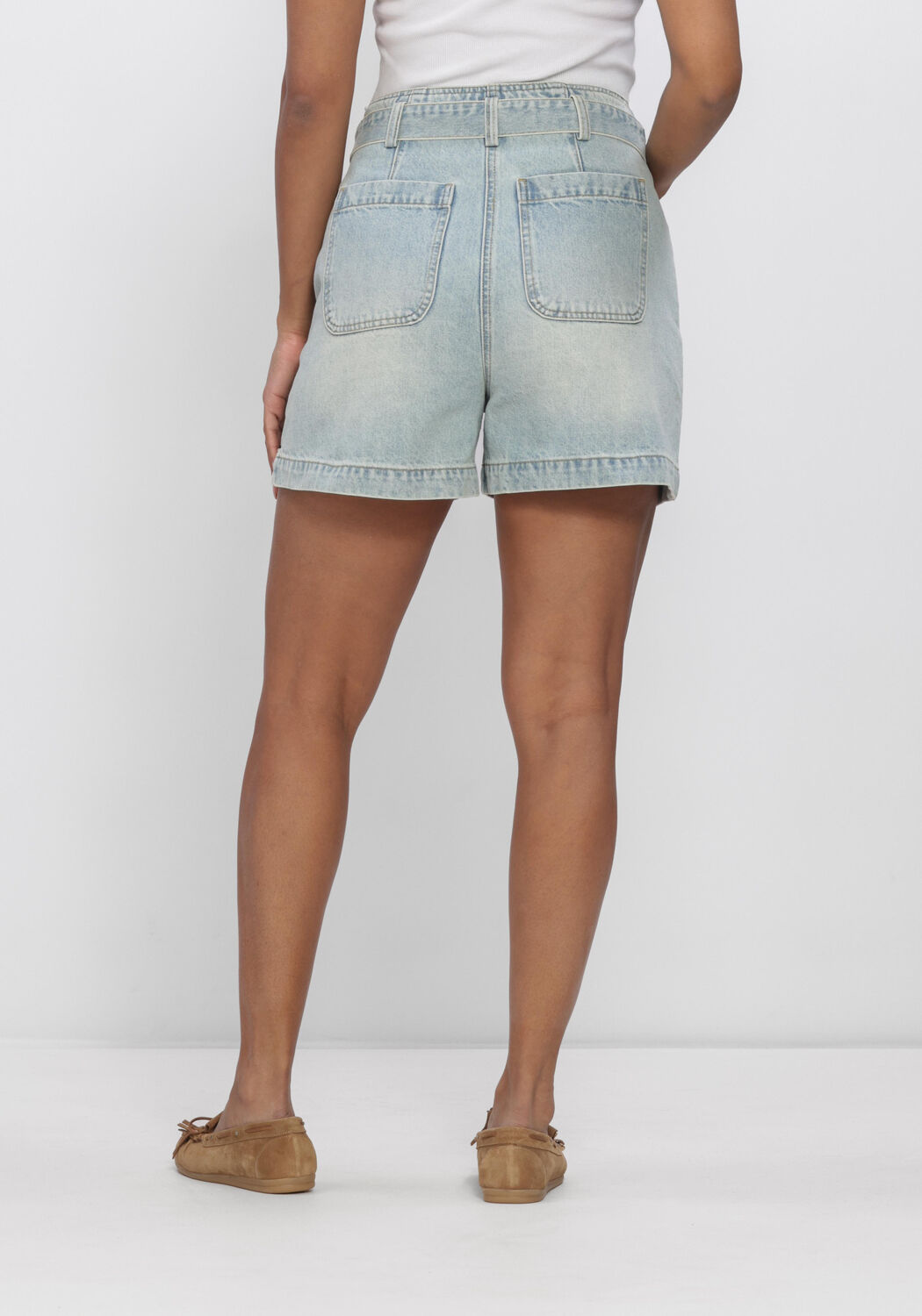 Blauwe CIRCLE OF TRUST Jeans LOWEY SHORT - large
