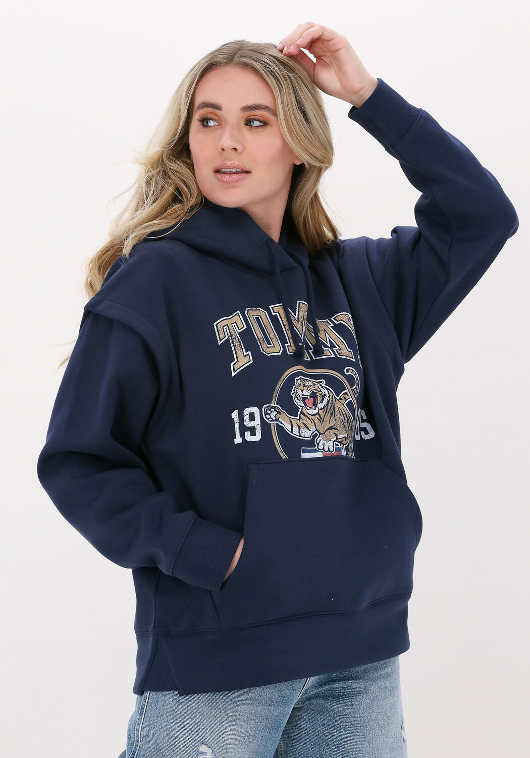 Tommy jeans collegiate sweater dames hotsell