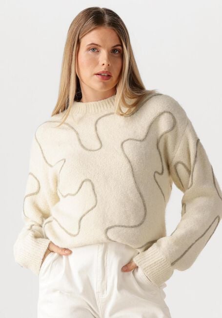 COPENHAGEN MUSE Pull CMPELLA-PULLOVER Crème - large