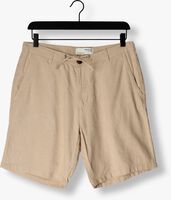 SELECTED HOMME Pantalon courte SLHCOMFORT-BRODY LINEN SHORTS en beige