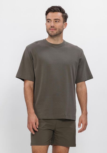 PROFUOMO T-shirt T-SHIRT CREW NECK HEAVY COTTON en vert - large