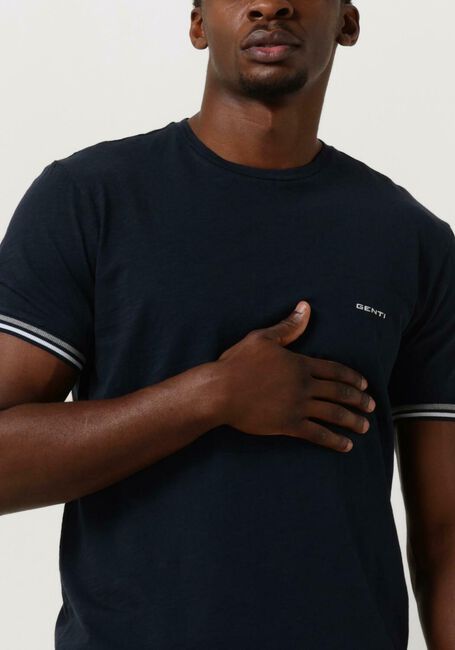 GENTI T-shirt J9037-1222 Bleu foncé - large