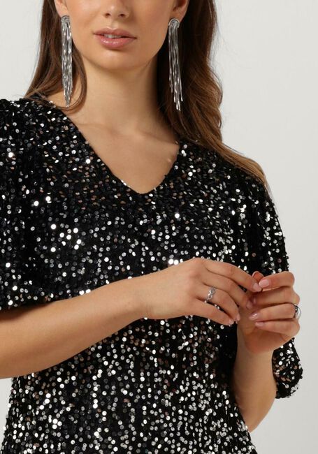 CO'COUTURE Mini robe SERENACC SEQUIN DRESS en noir - large