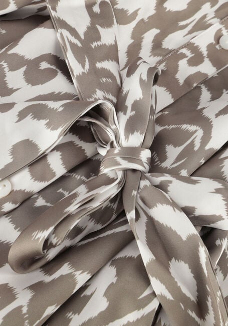 Taupe NOTRE-V Midi jurk SATIN DRESS ONE Taupe NOTRE-V Midi jurk SATIN DRESS ONE - large